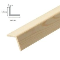 1m Moulding Beading Angle Trim Wooden Timber Edging Corner