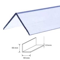 1 Meter Transparent Corner Protector Plastic PVC 90 Degree Angle Trim 