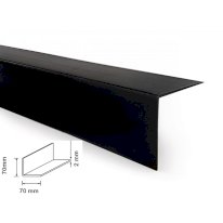 1m Black Plastic PVC Corner 90 Degree Angle Trim