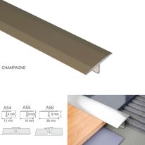 18mm Aluminium T-Bar Threshold Trim – Tile Transition Profile