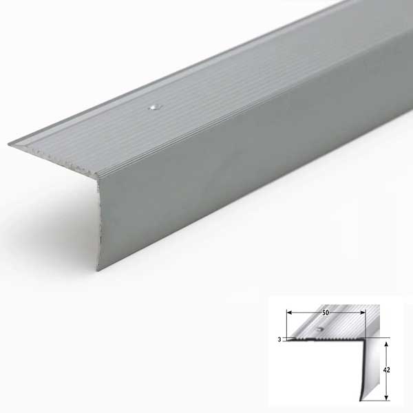 Aluminium Stair Nosing Anti Slip 