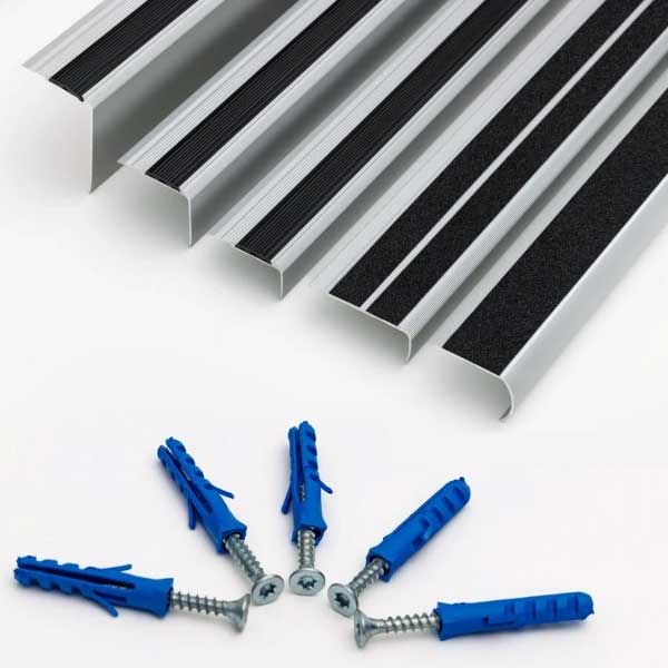 1m Anti Slip Aluminium Stair Nosing Edge Trim Step Nose