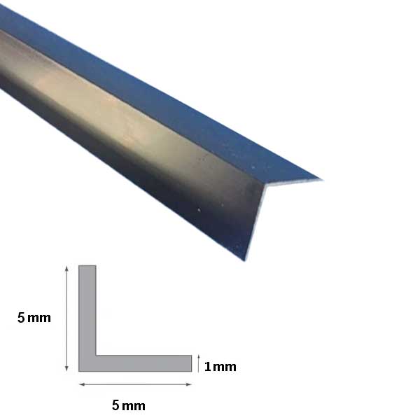 4-Pack 1500mm Aluminium Angle Trim (25x25x1.5mm) - 90 Degree Corner Edge Protector