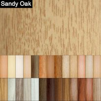 1m Long UPVC  Wood Effect Stair Edge Nosing Trim PVC Self-Adhesive