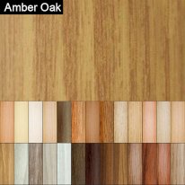 1m Long UPVC  Wood Effect Stair Edge Nosing Trim PVC Self-Adhesive