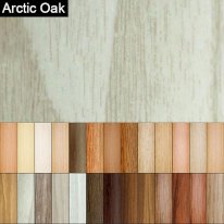 1m Long UPVC  Wood Effect Stair Edge Nosing Trim PVC Self-Adhesive