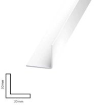 1m Plastic Corner Trim PVC Angle Cover Strip Rigid 90 Degree Angle Edging