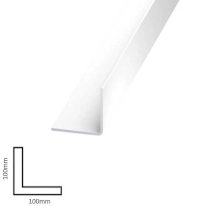 1m Plastic Corner Trim PVC Angle Cover Strip Rigid 90 Degree Angle Edging