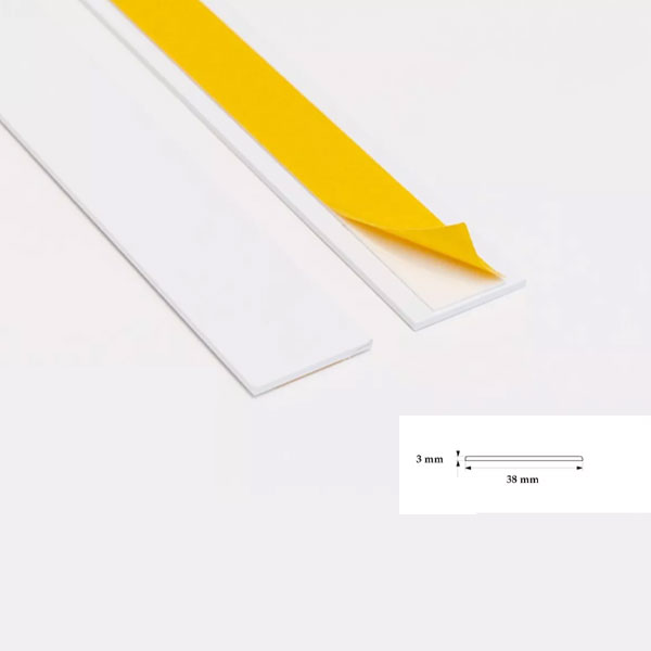 1m PVC Self Adhesive Durable Flat Architrave Trim