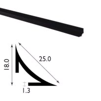 2.44m PVC Plastic Durable Scotia Trim