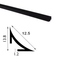 2.44m PVC Plastic Durable Scotia Trim