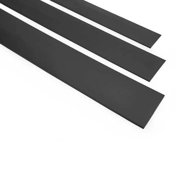 Aluminium Door Thresholds / 2.48m Anthracite Durable PVC Flat Bar Trim