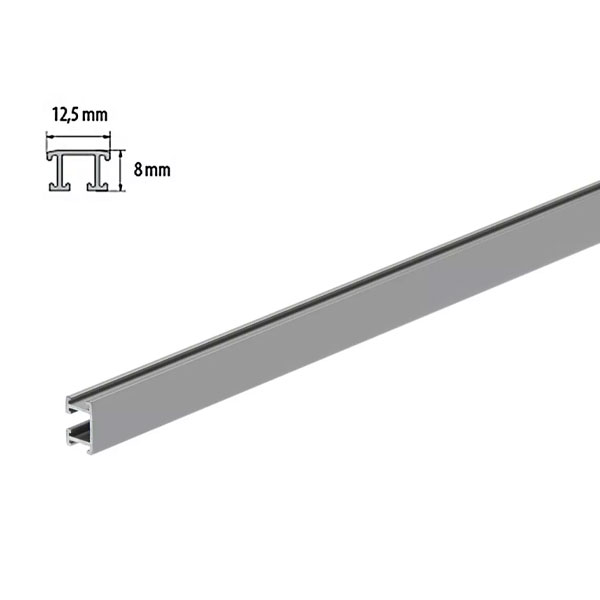 2.5m Long Anodized Aluminium Decorative Border Tile Trim