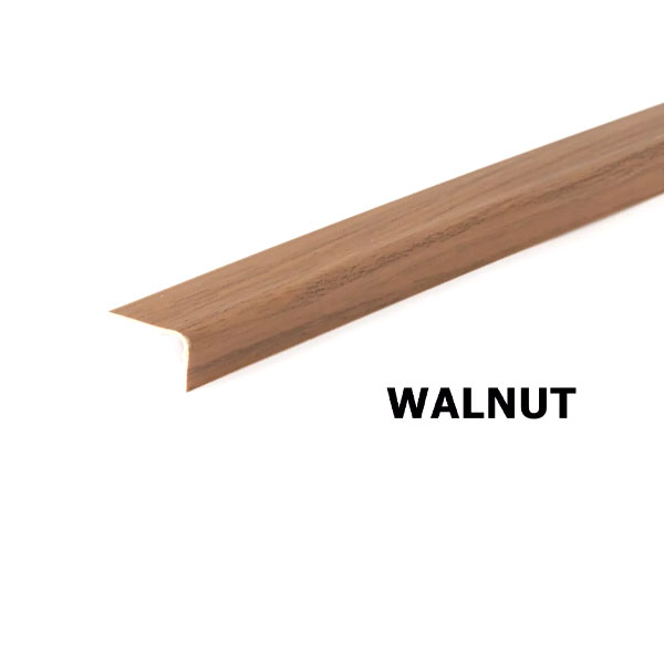 2.5m Wood Effect Plastic Unequal PVC Corner 90 Degree Angle Strip