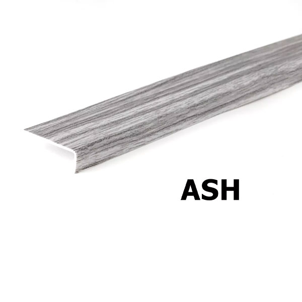 2.5m Wood Effect Plastic Unequal PVC Corner 90 Degree Angle Strip