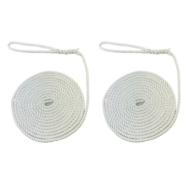 2 Pieces Softline Warps Boat Lines Mooring Ropes Yacht Sailing Dock