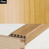 20mm UPVC Wood Effect Stair Edge Nosing 