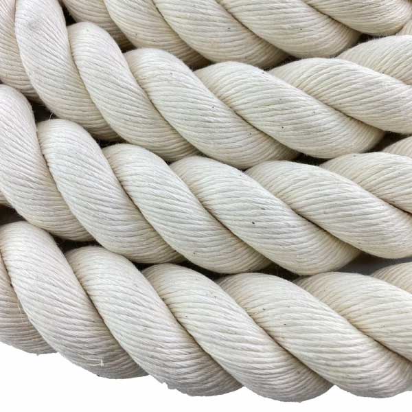 White Synthetic Cotton Rope for Decorative Handrails & Decking Barriers