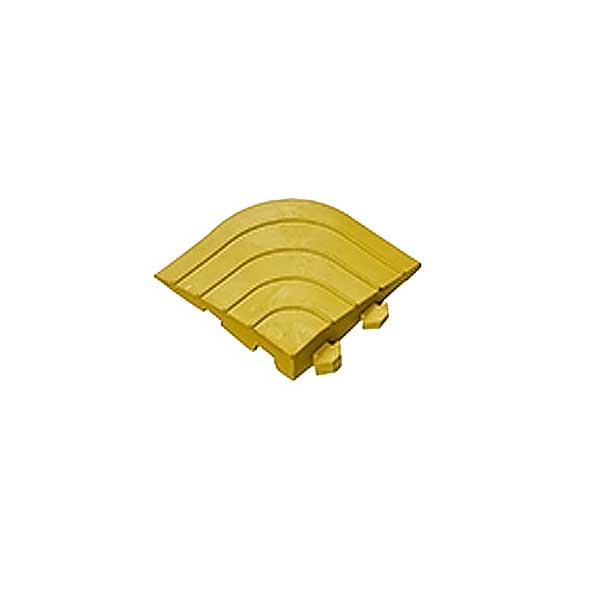 24mm Thick Anti-Slip Rubber Mat Tile with Accessories 