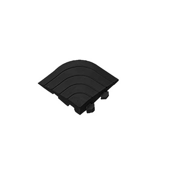 24mm Thick Anti-Slip Rubber Mat Tile with Accessories 