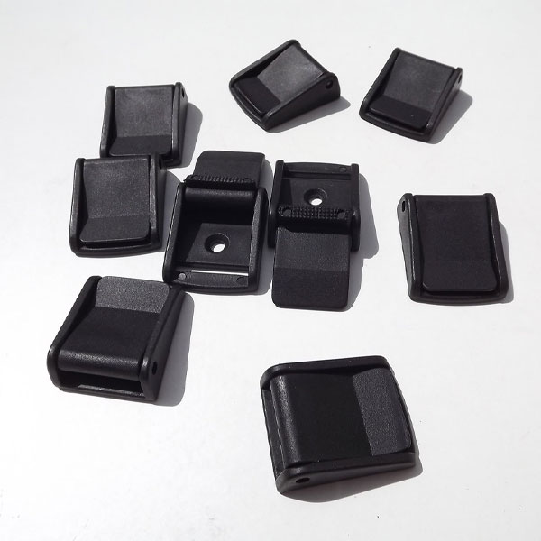 25mm Black Plastic Cam Lever Flap Corrosion Resistant Buckle