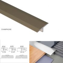 26mm Anodised Aluminium Door Threshold T Bar Transition Trim For Tiles