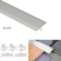 26mm Anodised Aluminium Door Threshold T Bar Transition Trim For Tiles