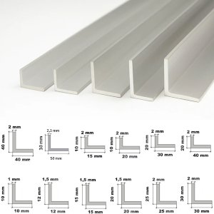  2m Long Lightweight Aluminium Extruded Angle