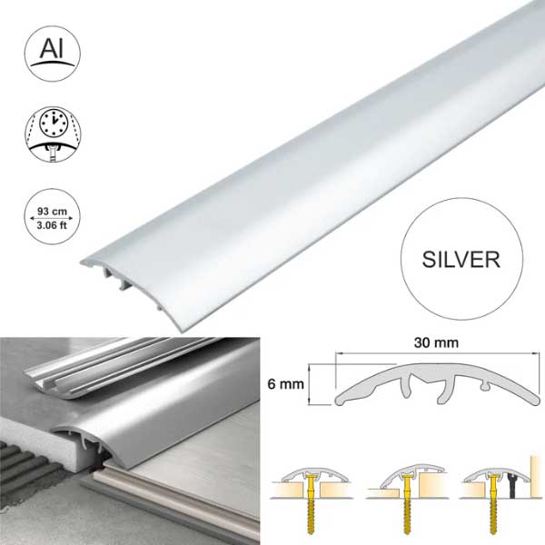 30mm Aluminium Door Bar Threshold Strip for Multi-Purpose Floor Trim 