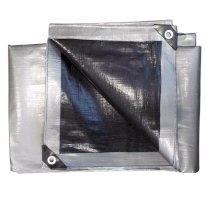 350 GSM Extra Heavy Duty Silver Tarpaulin – Waterproof Ground Sheet
