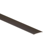 35mm Flat Aluminium Wood Effect Door Edging Bar Trim Threshold Laminate