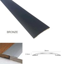 38mm Self Adhesive Euro Cover Strip Wood Vinyl Tile Door Bar Threshold Trim