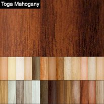 40mm Wood Effect Aluminium Door Floor Bar Edge Trim Threshold Self Adhesive