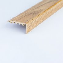 45 x 22mm UPVC Wood Effect Stair Edge Trim Nosing 