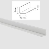 5m Plastic Pvc Corner 90 Degree Angle Trim Flexible Self Adhesive