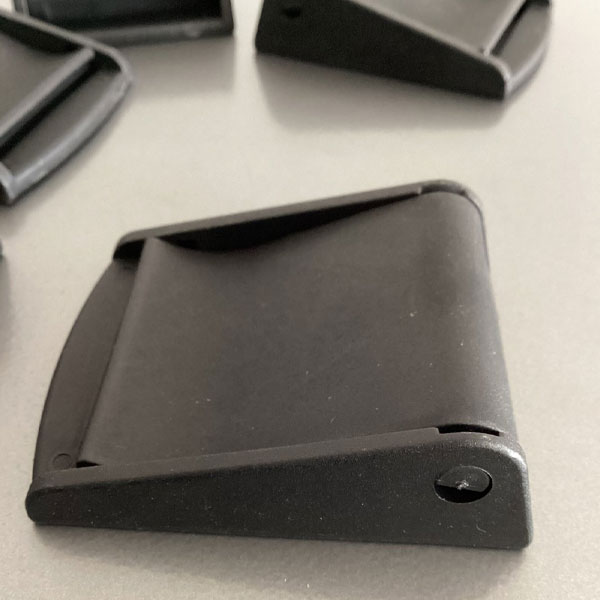 50mm Durable Plastic Cam Lever Flap Black Buckle