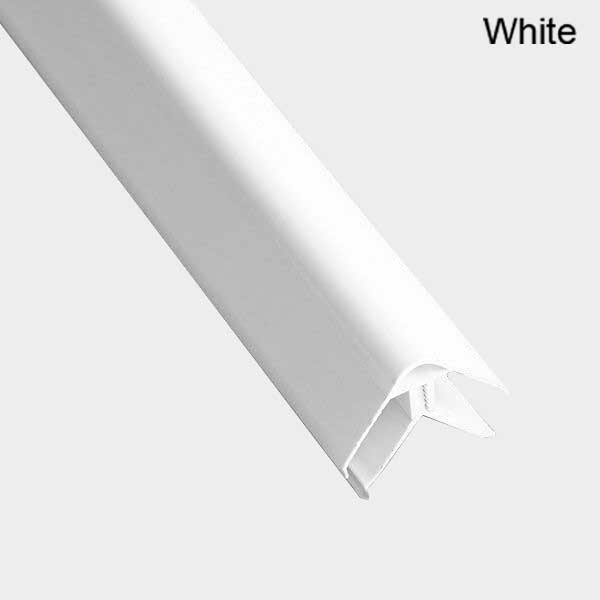 PVC White 2 Part Universal Corner to fit 7.5/8mm panels