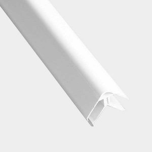 PVC White 2 Part Universal Corner to fit 7.5/8mm panels