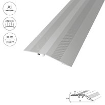 58mm Aluminium Door Bars – Durable Threshold & Transition Trim