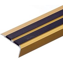 Aluminium Anti Slip Stair Edge Nosing Trim Screw Fix Design
