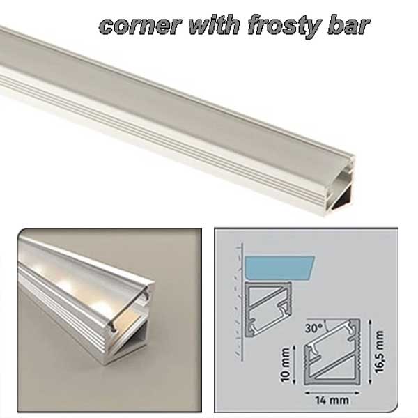 Aluminium Corner Trim For LED Strip – Edge Channel Profile With Clean Finish