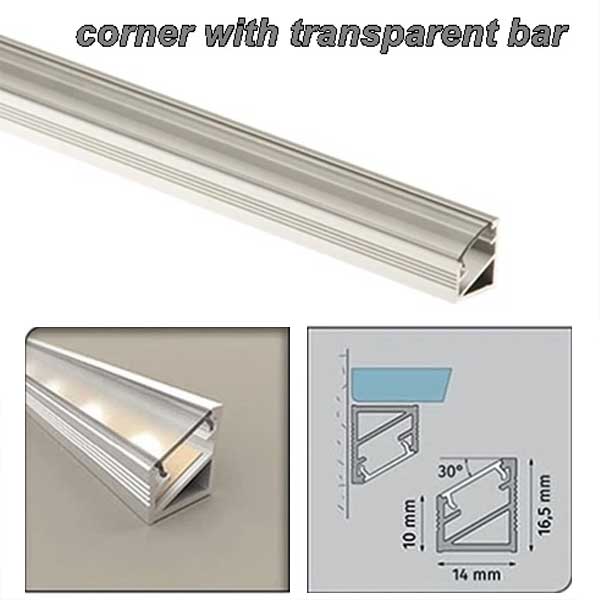 Aluminium Corner Trim For LED Strip – Edge Channel Profile With Clean Finish
