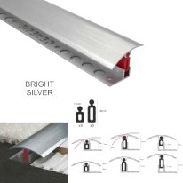 Aluminium Door Threshold T Bar Trim Adjustable Easy Clip