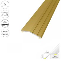 Self Adhesive Aluminium Door Trim For Laminate Floors at Different Levels 