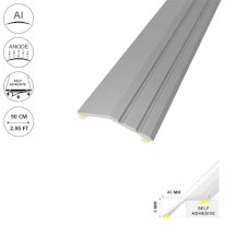 Self Adhesive Aluminium Door Trim For Laminate Floors at Different Levels 