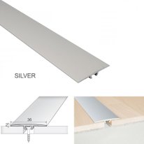 Aluminium Flat Door Threshold A68 36mm Anodised Profile