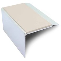 Commercial Stair Nosing 72mm x 55mm With PVC Insert Non Slip Stair Edge Trim