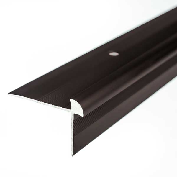 Aluminium Luxury Click Vinyl Flooring Stairs Nosing