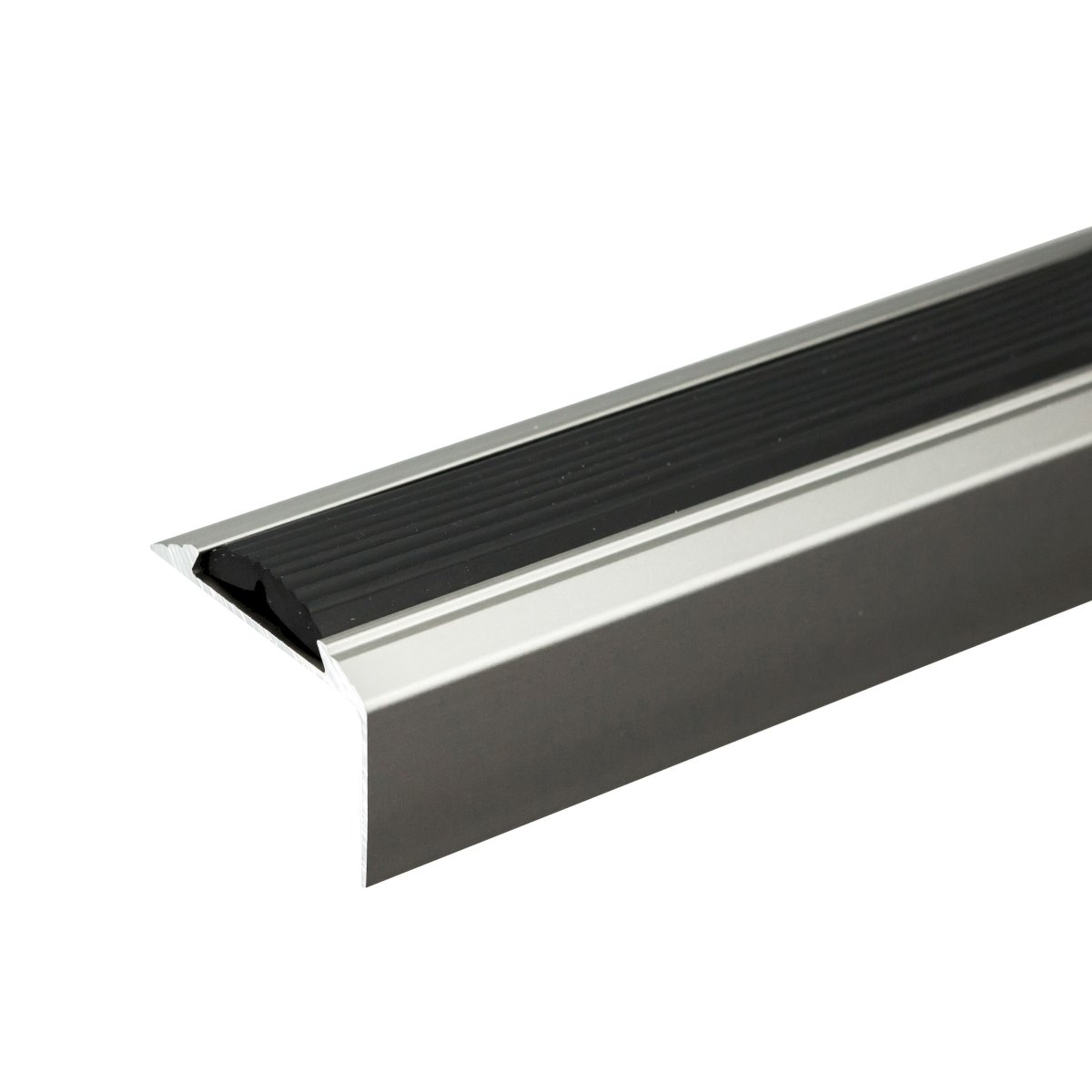 Aluminium Self Adhesive Anti Slip Stair Nosing Edge Trim Rubber Insert
