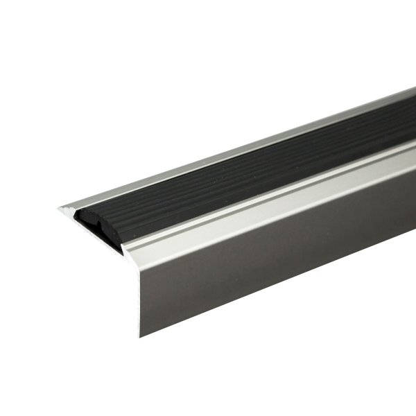 Aluminium Self Adhesive Anti Slip Stair Nosing Edge Trim Rubber Insert